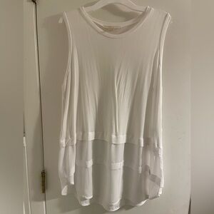 White Michael Kors tank sz L